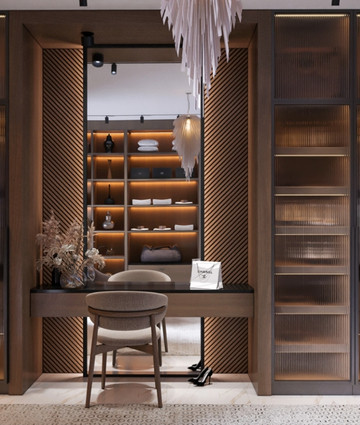 Stylish Chic dressing room design