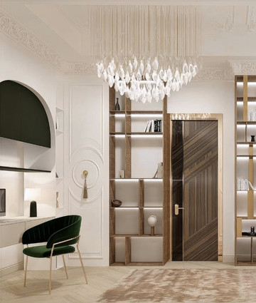 Study kids room interior