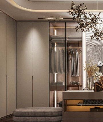 Dressing family room