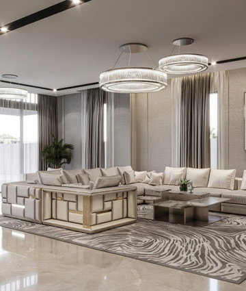 Elegant Interior design at AKOYA DAMAC Hills Dubai