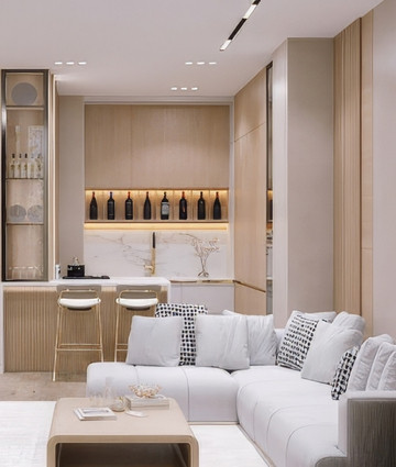 Dubai Creek Harbour Living: Transforming a One-Bedroom Apartment into a Luxurious Urban Sanctuary