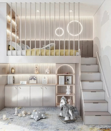 LUXURY CONTEMPORARY KIDS BEDROOM INTERIOR DESIGN