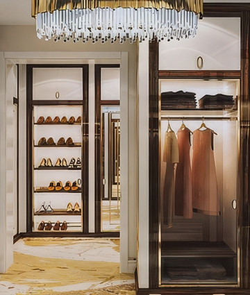 Master's dressing room interior