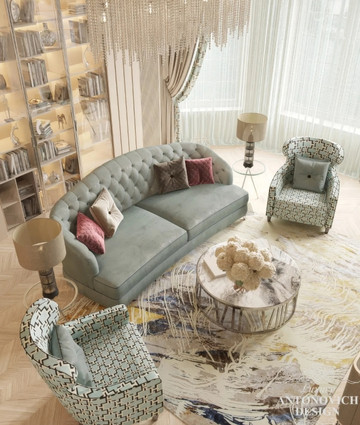 Spacious Luxury Apartment Design in Abu Dhabi