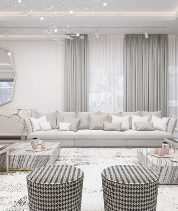 Interior Design for Modern Apartment at District One, Al Meydan - Dubai