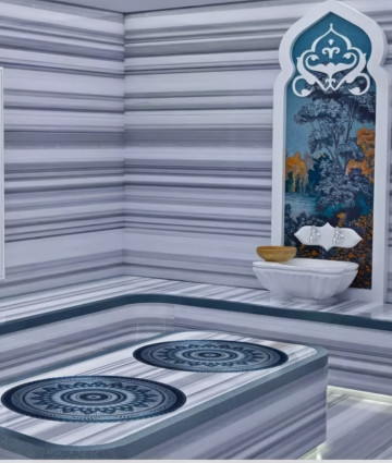 LUXURY HAMMAM INTERIOR DESIGN WITH TURKISH BATH