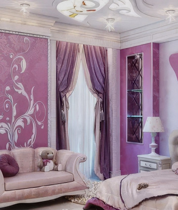 Children's Room with Butterflies