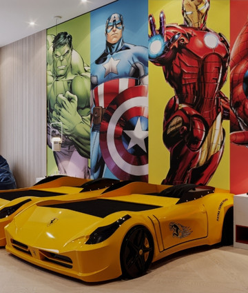Racing Car Theme Kids room design