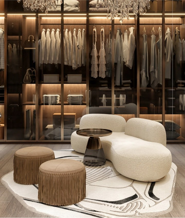 ROYAL STYLE DRESSING ROOM INTERIOR DESIGN