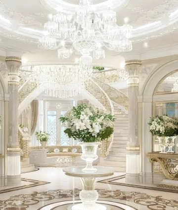 Villa interior design in Doha