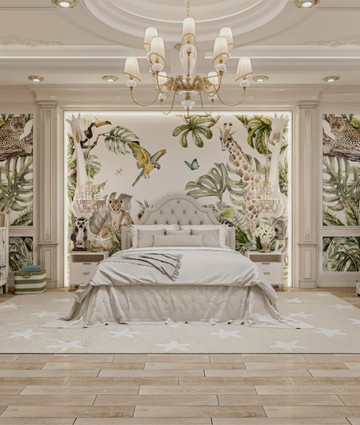 Romantic Interior Childrens Room