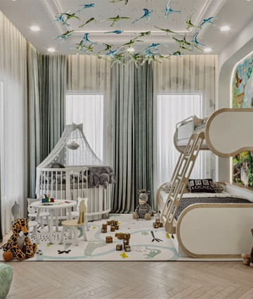 Shabby Chic Kids bedroom design