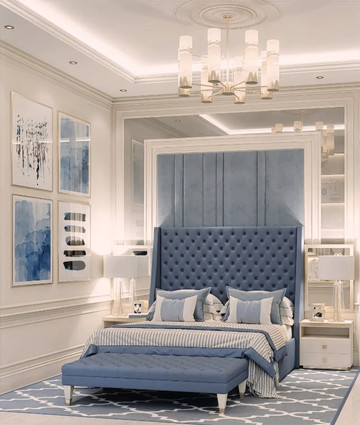 DUSTY BLUE BEDROOM DESIGNS FOR BOYS