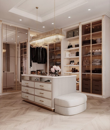 Elegant Dressing Room. Best Joinery Service in Dubai