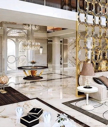 Interior Design Villa in the Oriental style