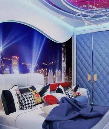 Dynamic and Vibrant Children's Room