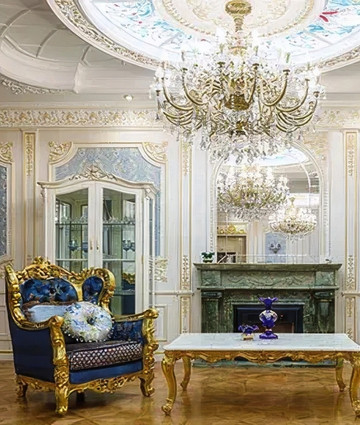 Trendy luxury interior design