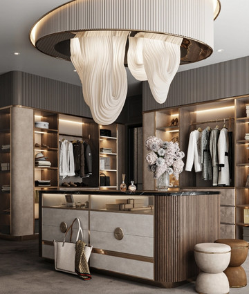 Huge Luxury Walk-in Dressing Room