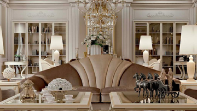 أثاث جميل على الطراز الكلاسيكي
