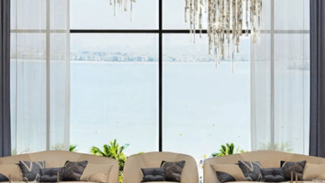 Великолепный дизайн интерьера виллы — пентхаус Royal Atlantic на Пальме Джумейра, Дубай