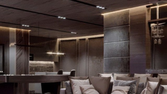 Spacious Home Cinema Interior Design