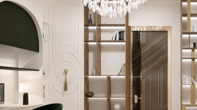 Study kids room interior