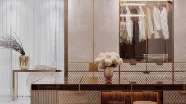 Dressing Room with a Showcase