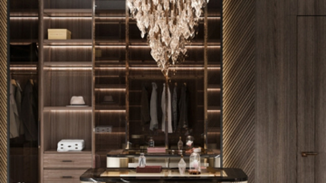 تصميم غرفة الملابس والخزانة في ابو ظبي