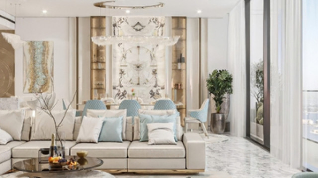 Luxury interior design at Dubai Palm Private Villa