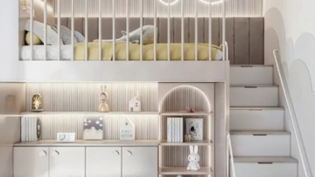 Роскошный современный дизайн детской комнаты