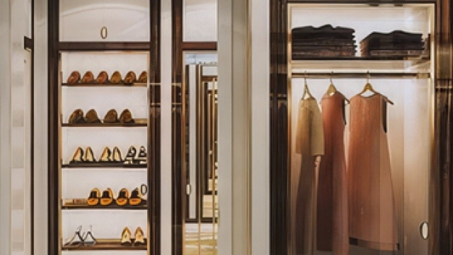 Интерьер мужской гардеробной