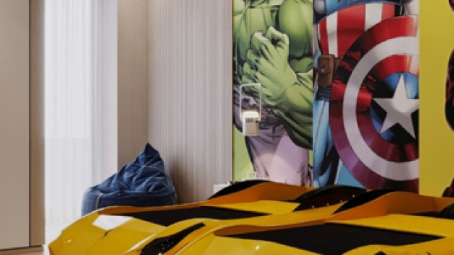 Children's bedroom in apartment