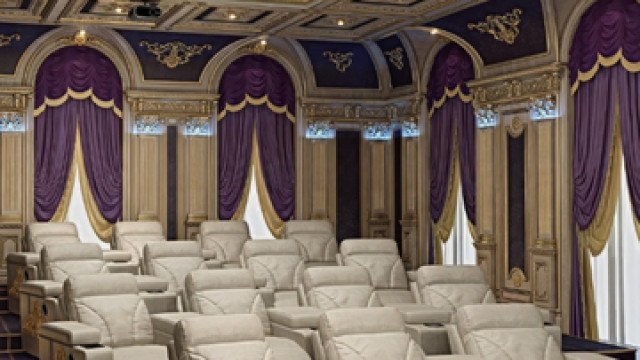 Amazing Home Cinema For Luxurious Villa