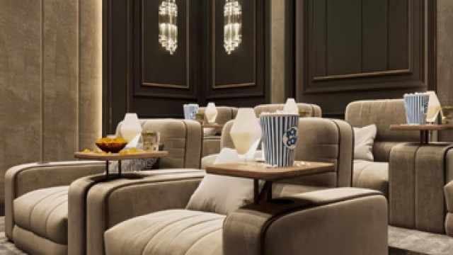 Очарование роскошного домашнего кинозала