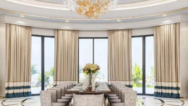 Modern villa interior design Qatar