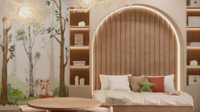 Дизайн детской комнаты в стиле современной классики