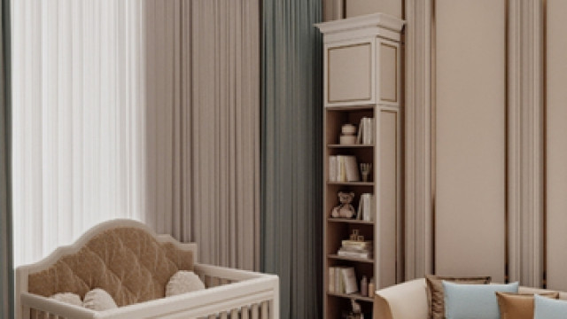 Classic Style Girls Bedroom Interior