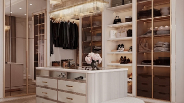 Elegant Dressing Room. Best Joinery Service in Dubai