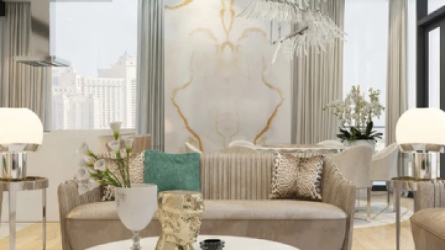 Luxury Interior Design at Dubai Blue Waters Apartment