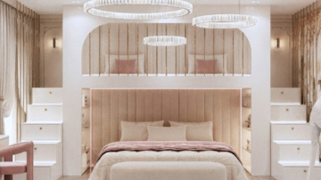 Нежный дизайн детской спальни для роскошных интерьеров