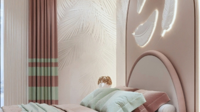 Whimsical Elegance in Kid’s Bedroom Interior