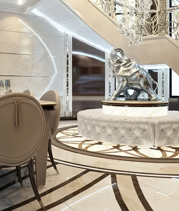 Stylish entrance design