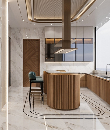 Kitchen Interior Neoclassic