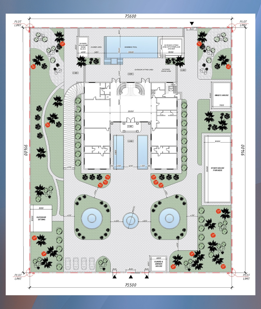 Royal House Plan Abu Dhabi