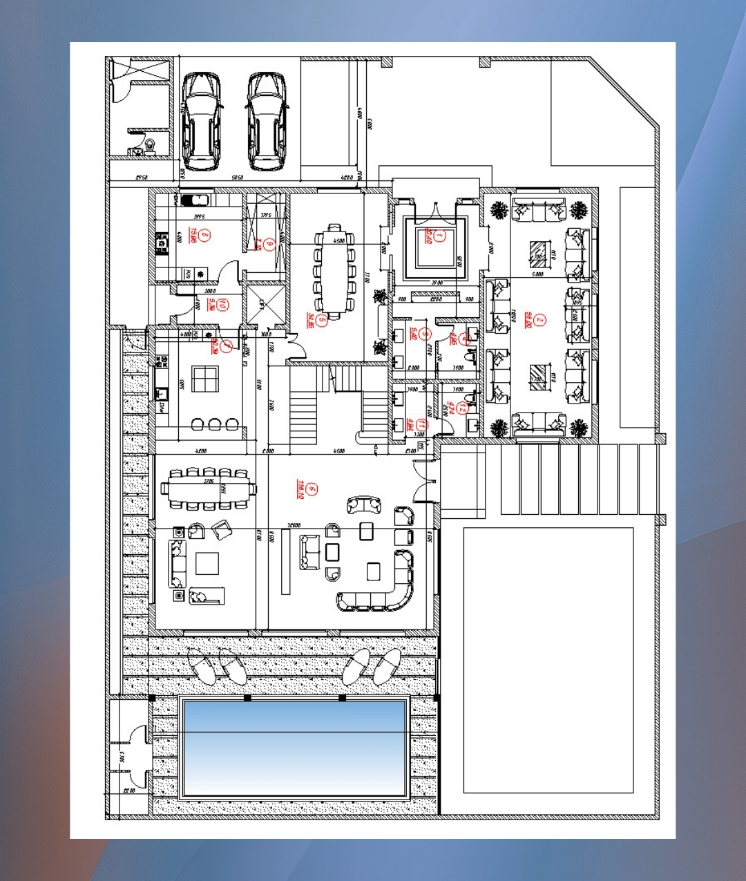 Luxury House Plan Abu Dhabi 20