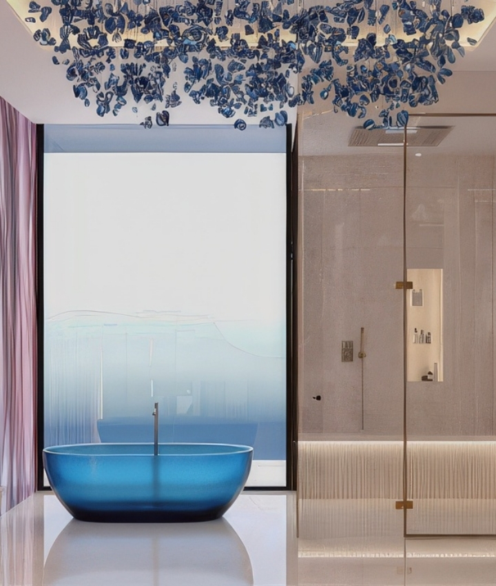 Artistry in Spacious Bathroom Interior Design and Fit-Out