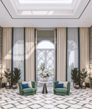 Royal Style Entrance Area in Nigeria