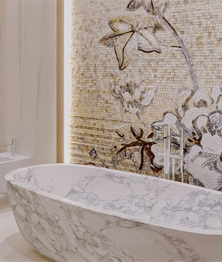 Pink Bathroom Design Idea