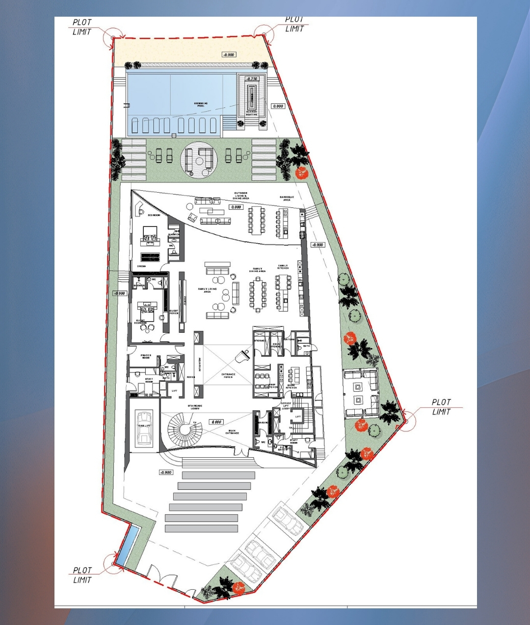 Luxury House Plan Villa 9