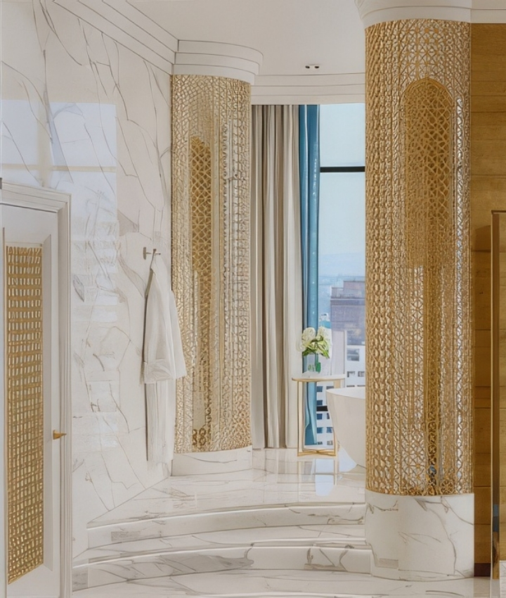 Luxury Bathroom Interior Design in Riyadh